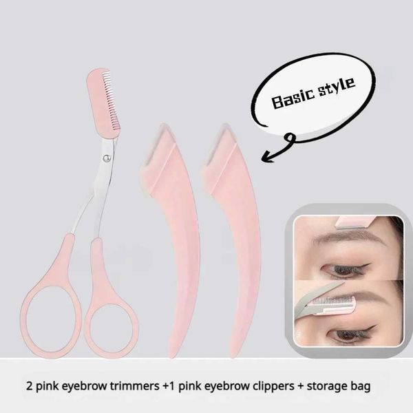 Mti-functional Professional Scissor Beginner Safe Crescent Eyebrow Razor Ml Eyebrow Trimmer Dedicated Eyebrow Shaving Blad Z250113