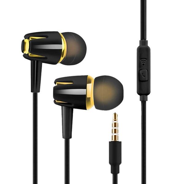 Universal Wired Earphone Running in-ear Line Control Soft Eartips Headphone Music Listening 3.5mm Earbuds Headset Z241011