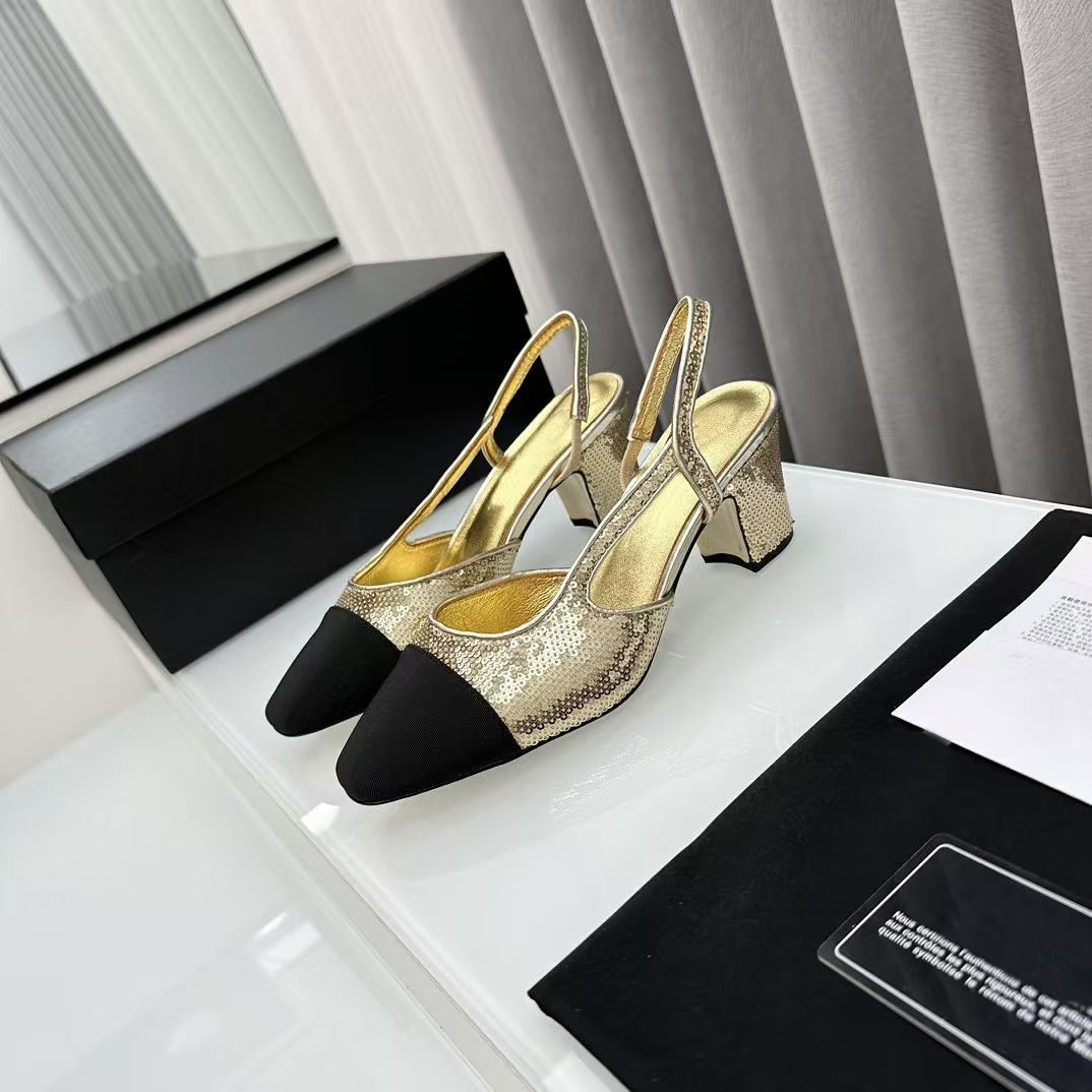 ballet flat designer shoes slingback heels woman espadrilles Genuine Leather pump wedding designer sandals ballet flats womens heel Pumps dress shoe