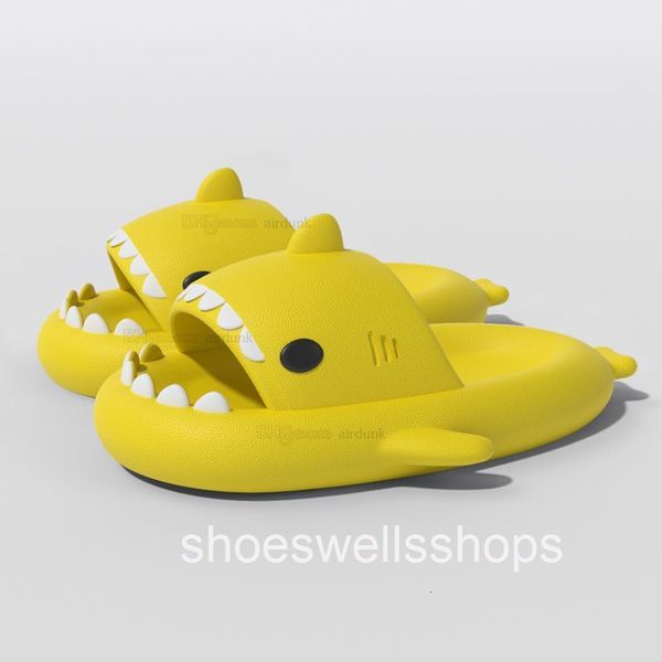 Anti-skid Summer Slippers Shark Home Women EVA Solid Color Couple Parents Outdoor Cool Indoor Household Funny Shoes R4ct 13