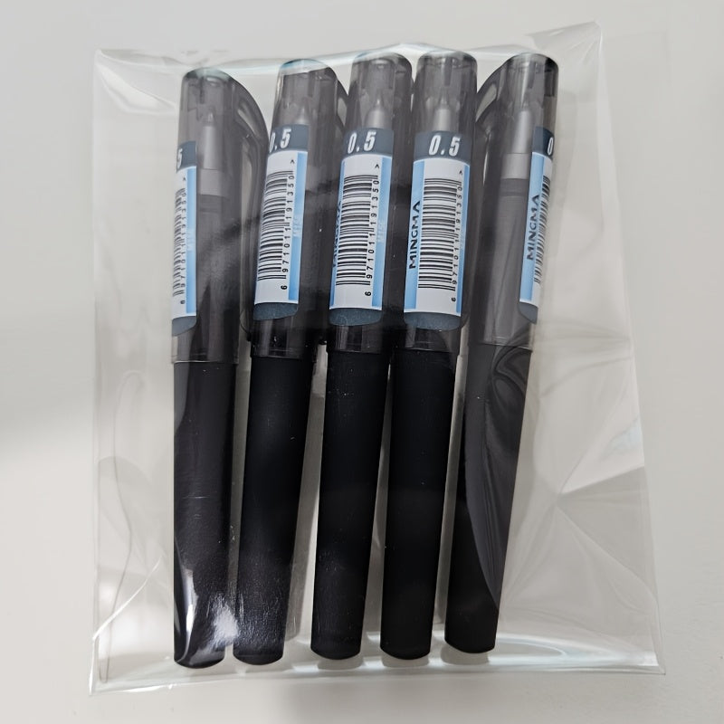 TEMU 5pcs Mini Pens, Waterproof Plastic Pocket Pens With Medium Tip - Black And , Portable For Travel And Office Use, Travel Accessories | Sleek Pen
