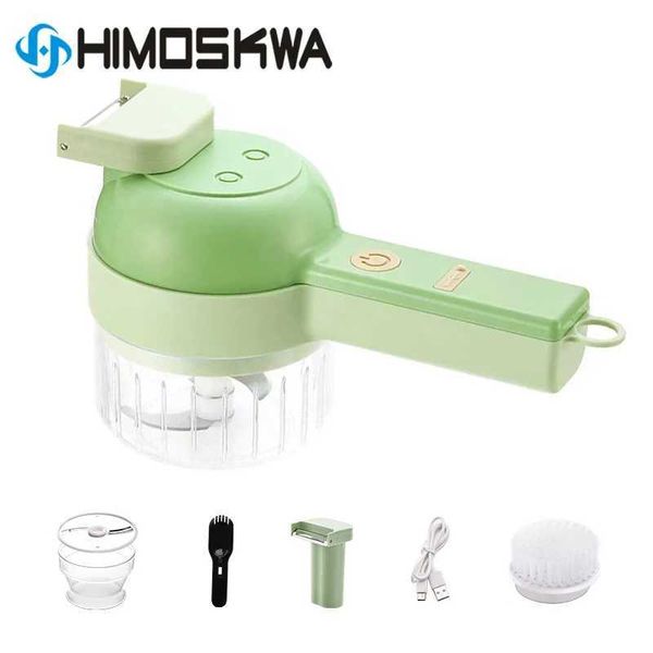 Multi functional electric garlic chopper vegetable chopper slicer blender wireless blender meat blender food processing blender M240830