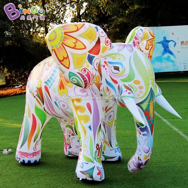 Customized 2.5x2 meters giant inflatable elephant - blow up large elephant replica for display Toys Sports