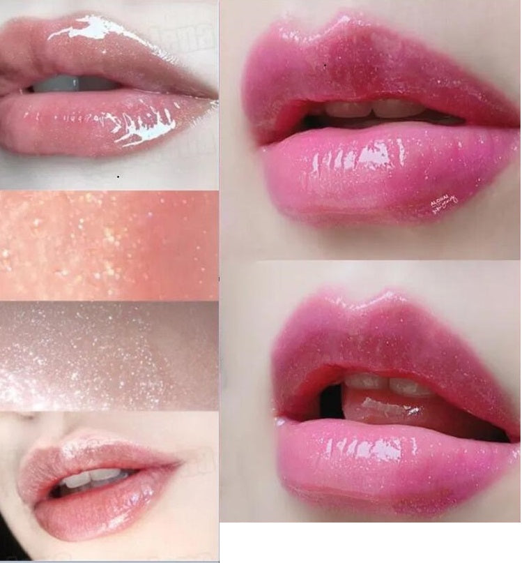 Makeup Shiny Liquid Lip gloss Lip Glaze Gloss Long Wear Lipgloss 9 Color FUSSY Glow DIAMOND MILK lip glaze liquid lipstick bomb glow fussy Glitter C