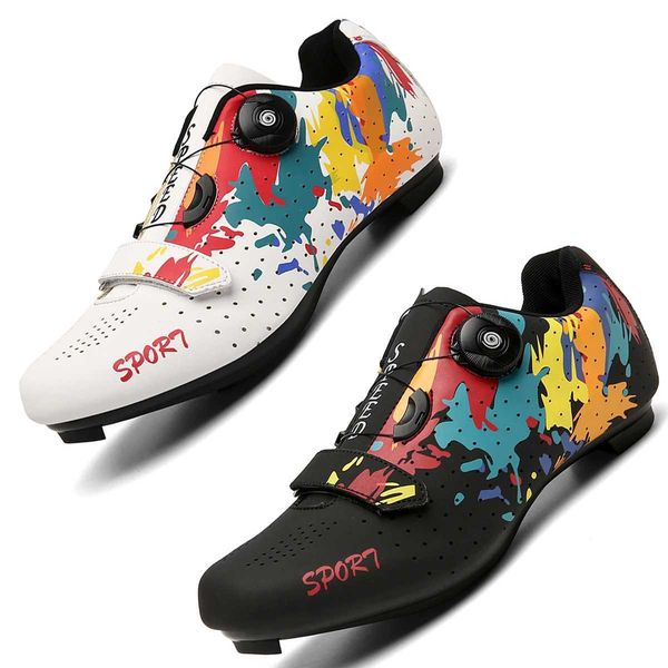 Profional Cycling Shoes New Men Road Dirt Bike Route Cat Flat Sneaker Racing Women Bicyc Mountain Biking ShoesXJ241121