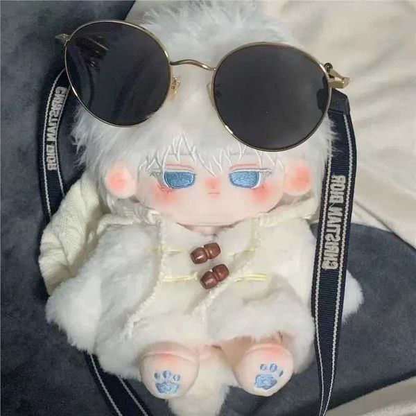Cotton Dolls Series 8 Inch Jujutsu Kaisen Satoru Gojo Plushies Cute Cotton Doll 20cm With Clothing Baby Gifts Kawaii Plush Toys Y240731