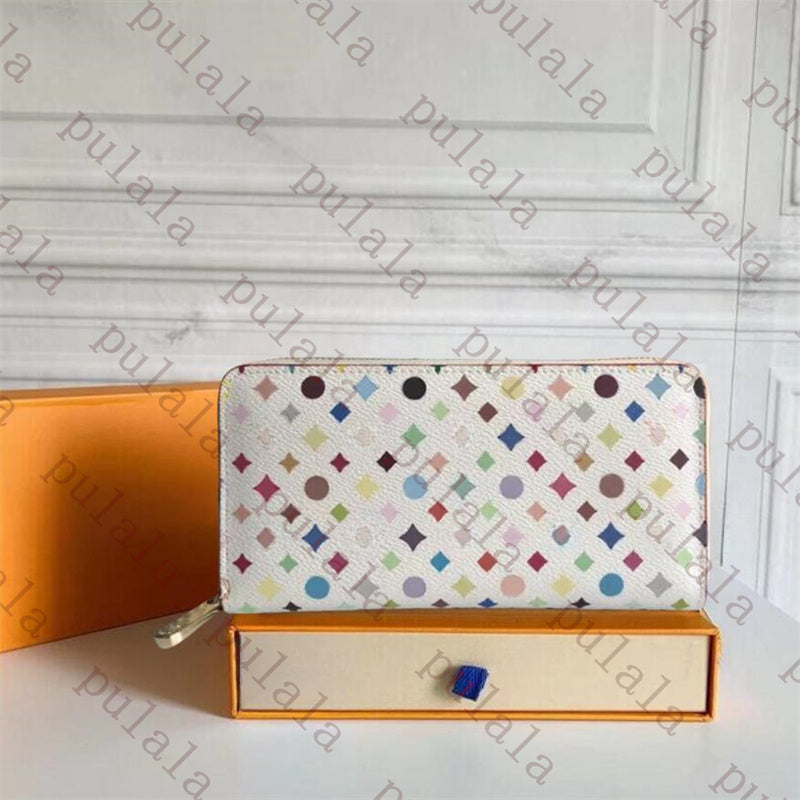 Fashion Designer Bag women wallet leather wallet single zipper Long wallets lady ladies clutch Card Holders Shows Exotic classical purse with box ca