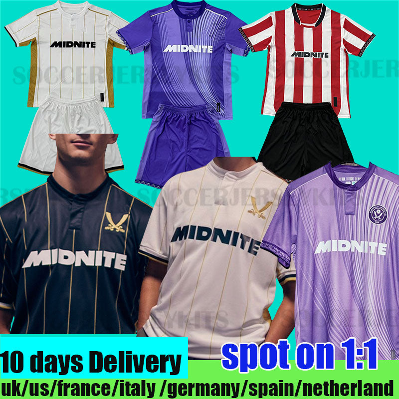 Thailand quality 2025 2026 Sheffield Uniteds Home Kit away soccer jerseys 25 26 football shirts men and kids sheffield uniteds shirt retro goalkeepe