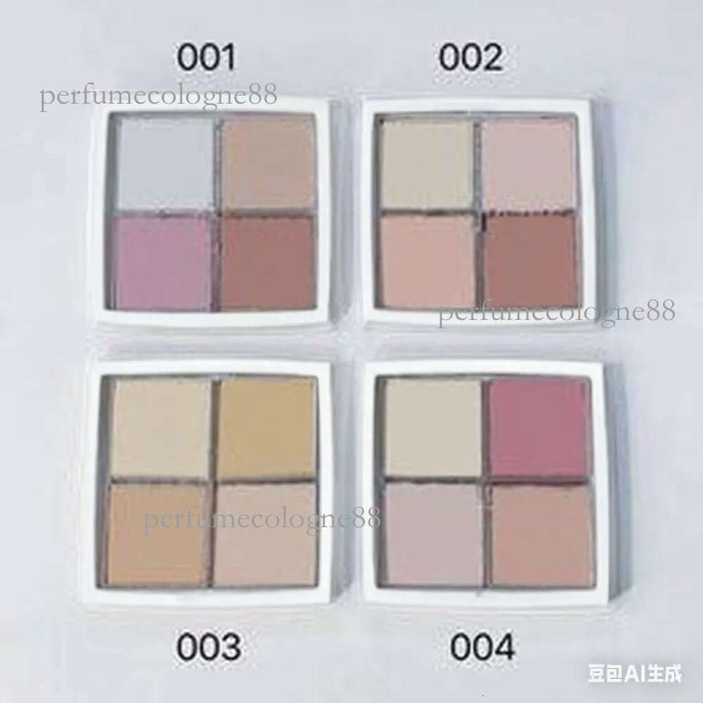 Cosmetics New Highlighter Powder Palette 4 Colors Glitter Contour Brighten Shimmer Dia Face Makeup Cosmetic