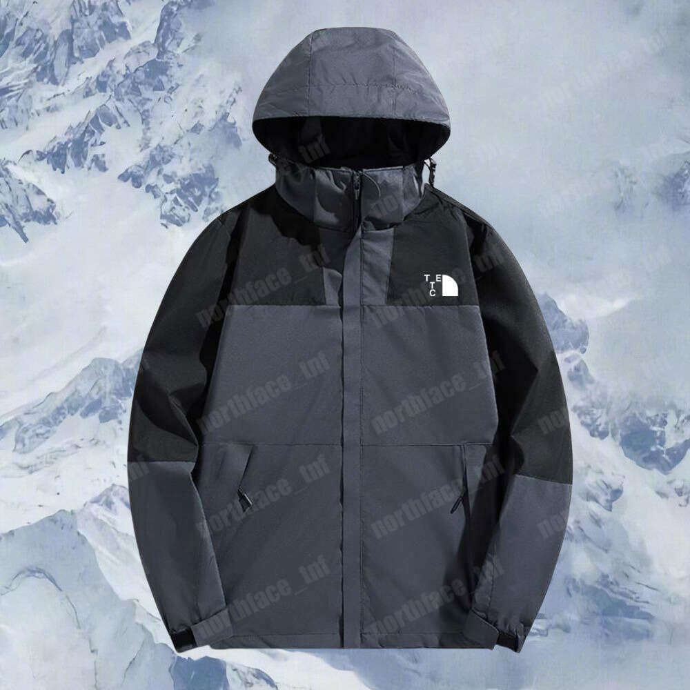 Men&#039;s Jackets Mens Hoodie Coat Designer Clothing Lightweight Waterproof Rain Jacket Hooded Outdoor Raincoat Hiking Windbreake Coat Sweatshirts