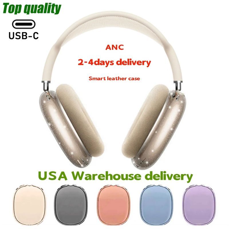 USA Stock for Airpods Max 2 3 4 Bluetooth Headphone Earbuds Accessories Transparent TPU Silicone Case AirPodsPro Max Noise Cancelling Headset Cover