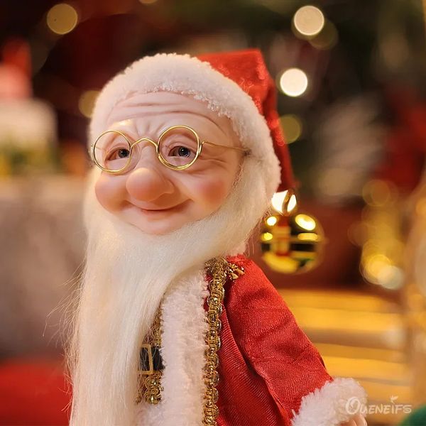 BJD Dolls 18 Santa 145cm Shuga Fairy Old man with white beard doll Christmas Gift Art Toy Full Make up by hand for Girls 241107