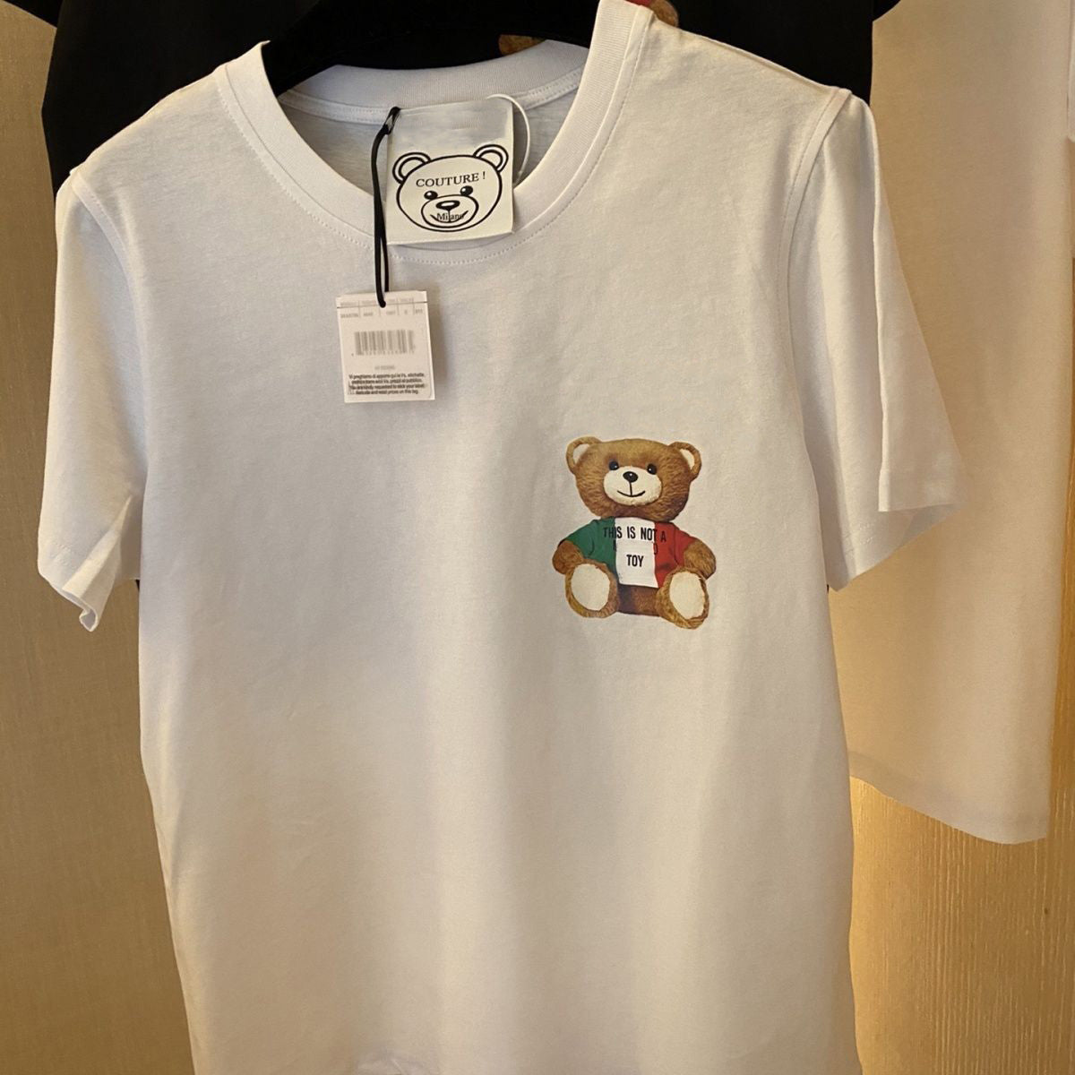 2023 New Mens Designer T Shirt Top Quality Clothing male Casual Cartoon bear print tshirt Summer hip Hop Short Sleeve female Casual T-Shirt shirt