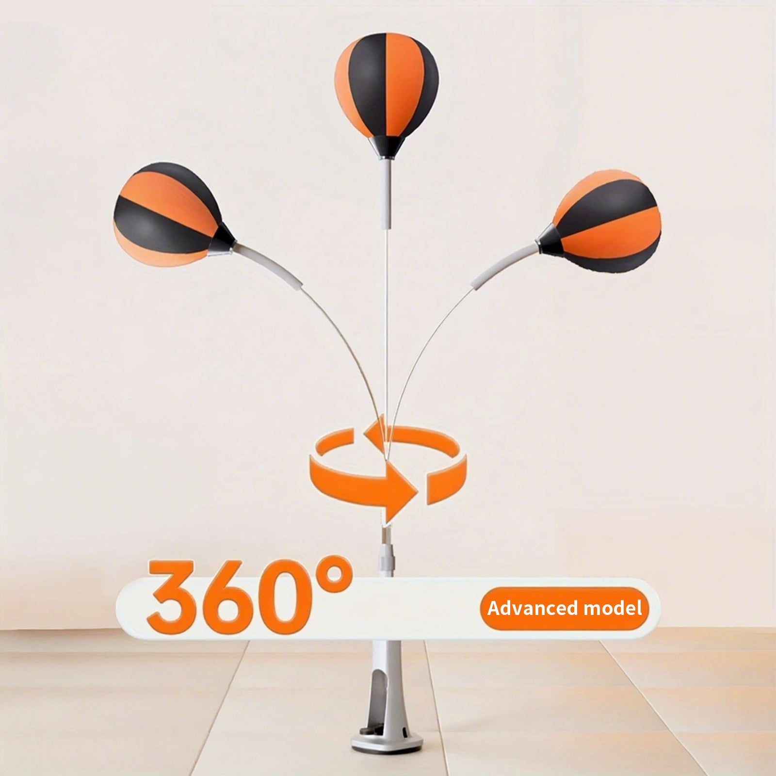 TEMU Indoor Boxing Reaction Ball, Used For Training Reaction Skills. High-quality Standing Speed Ball With A Strong Suction Cup, Suitable For Adult