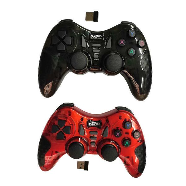 Game Controllers Joysticks 600 wireless doubles game controller TV computer game box game controller one to one wireless controller z250210