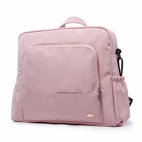 Soboba Waterproof Pink Diaper Bag for Baby Care Multi-functional Large Capacity Diaper Backpack Travelling Bag with 2 Straps 241227