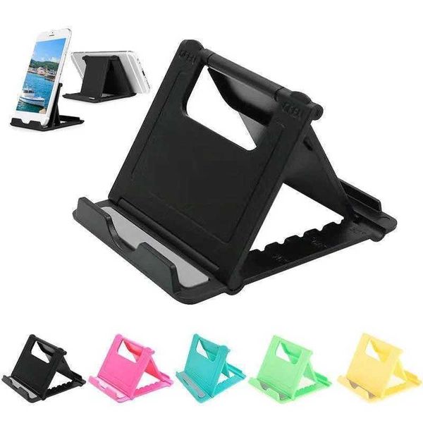 Cell Phone Mounts Holders Mini Creative Portable Universal Folding Plastic Stand Tablet H241015