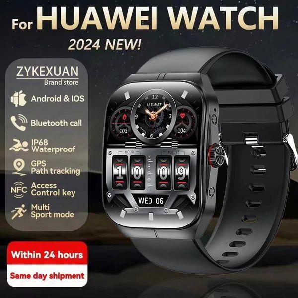 Smart Watches 2024 New Oppo Watch 4 Pro Sports Smart Watch Mens G Track Waterproof Bluetooth Call NFC Smart Bracelet CL241225