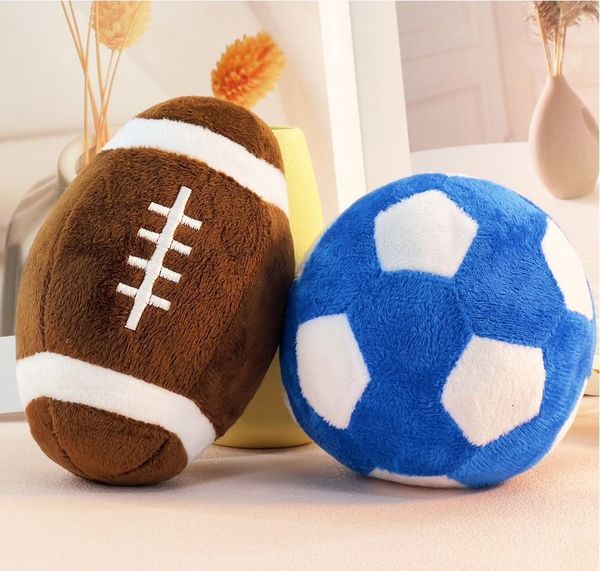 Interactive Plush Dog Toy - Chewable Ball for Dental Health & Puppy Training