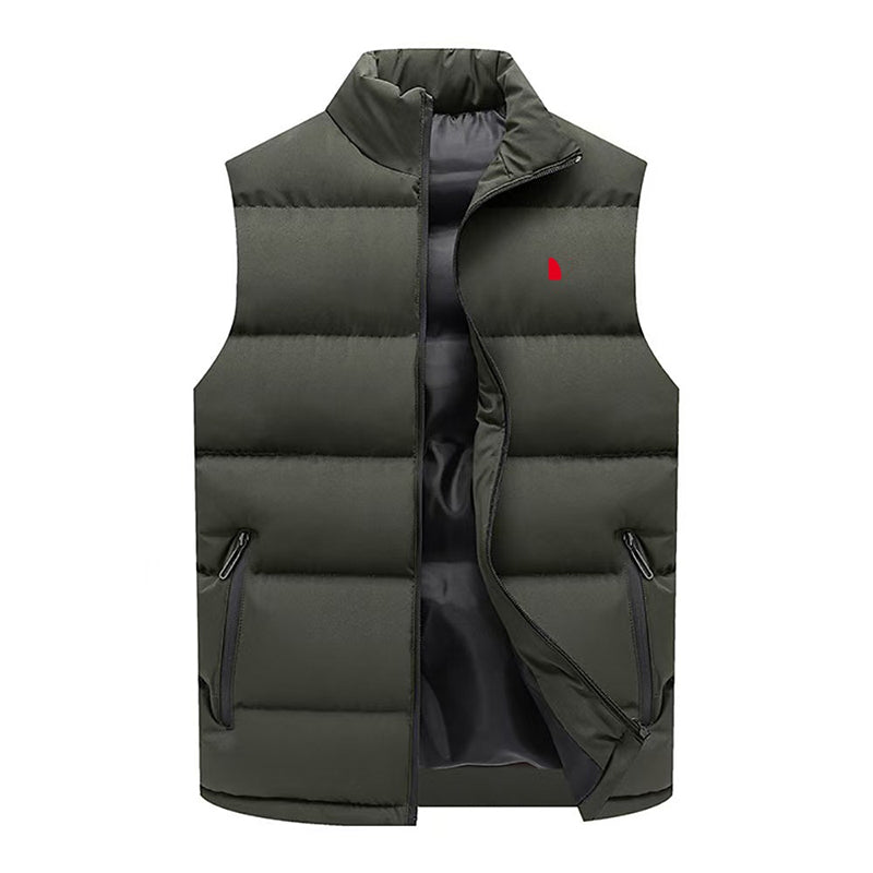 Mens winter jacket vest down jacket sleeveless down jacket bomber winter jacket hooded outerwear top windbreaker size S-5XL