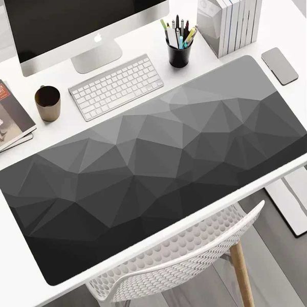 Hot selling large gaming mouse pad gaming pad abstract art computer pad 900x400 keyboard desk anti slip rubber lock edge carpet O250118