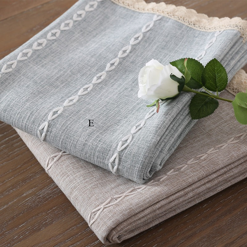 Bedside Table Cover Cloth Dust Cover Microwave Oven 2025 Towel Cover Fabric E10