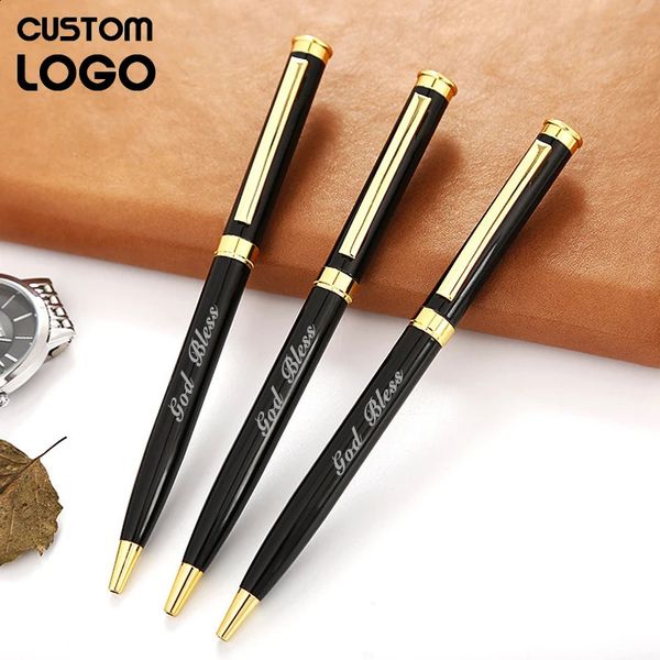 ly customized metal dot pens business gifts personalized laser signature office accessories school and student supplies 240813