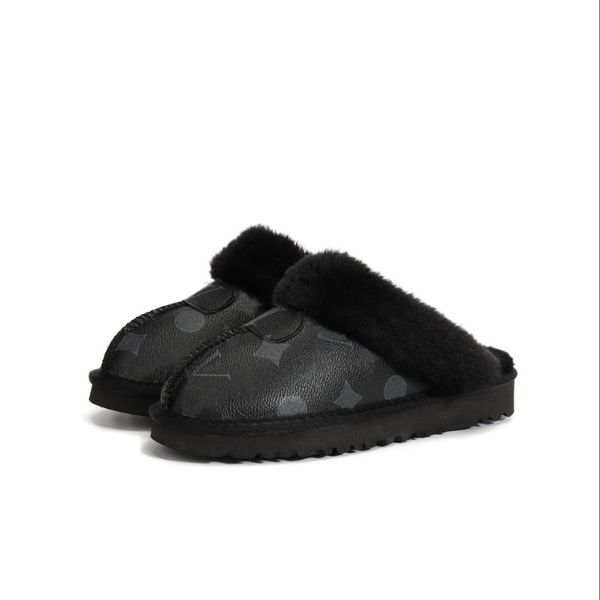 2024 NOVO ESTILO DE LOBRO DE LOBRO NOVA Brand Brand Australia Home Shoes Leather Face Moon Botas de neve