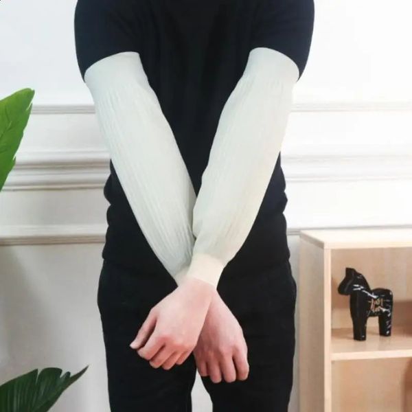 1 Pair Waterproof Latex Arm Sleeves Covers Reusable Protective Cleaning Oversleeves Kitchen Tools Oversleeve Household 250107