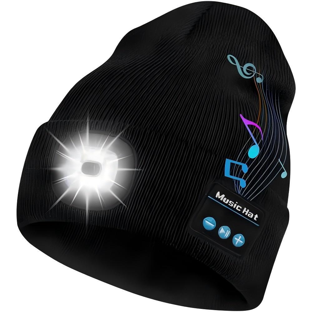 TEMU - Accessories Headphones - Soft Plush Music Earphones, 6led Headwear For Night Cycling And Running, Christmas Gift Idea