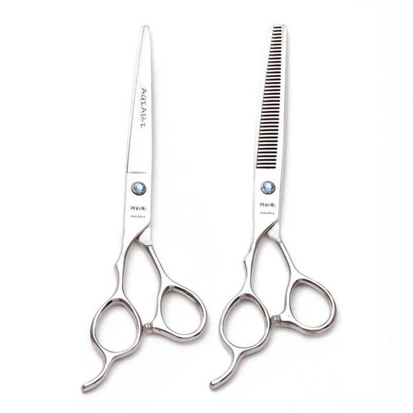 Scissors Shears AQIABI 5.5 6 7 Left Hand Hairdressing Scissors Hair Cutting Shears Thinning Scissors Professional Haircut Scissors A8000 S24