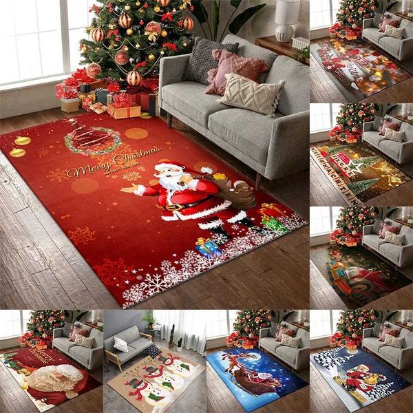 Christmas Home Decoration Carpet Living Room Sofa Foot Mat Bedding Childrens Games Non slip Floor Mat W241221