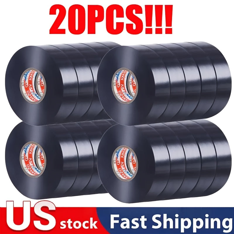 TEMU Rolls Of Pvc Electrical Tape, Fireproof, Waterproof, Suitable For Electricians, , Indoor, Outdoor Use, An Electrical Tape