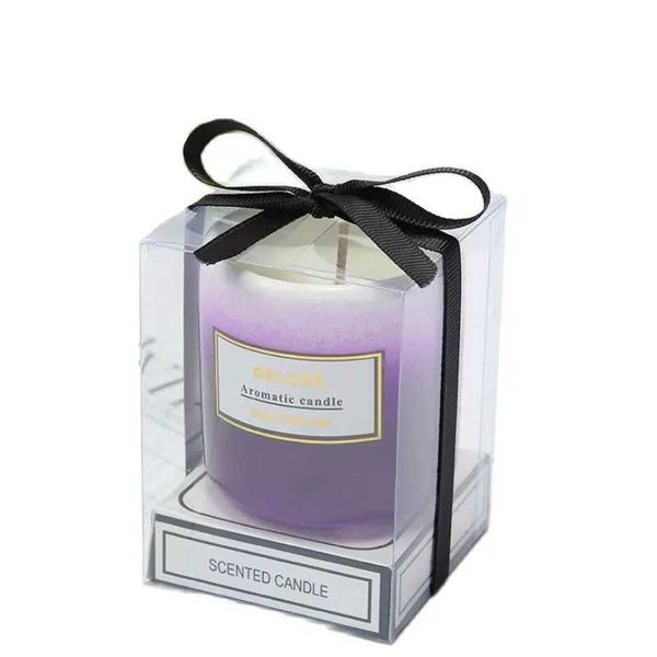 Lavender Ocean Aroma Candles Aromatic Smell Party Holiday Home DIY Candle Decoration Delicate Gift Box Scented CandlesC241214