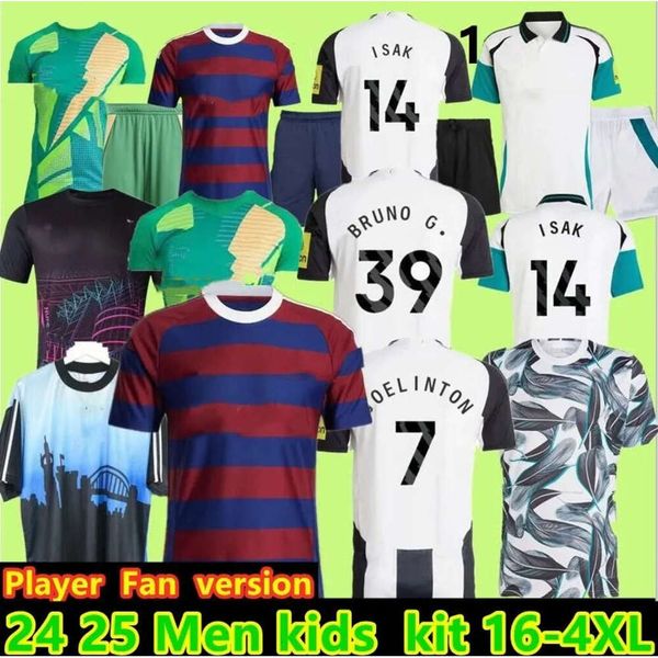 4XL 3XL Kids Clothing kit sets 2024 Children athletic outdoor apparel jerseys newcaslte united 24 25 NUFC newcaste top 118