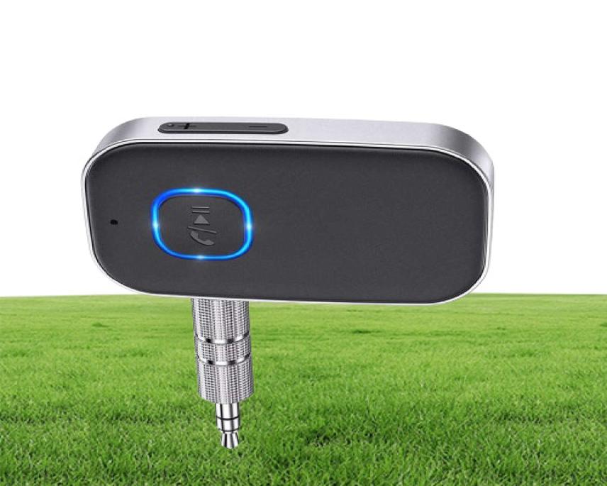 J22 Receiver AUX Wireless Bluetooth 5.0 Car Adapter Portable o Adapter 3.5mm with Microphone7872541