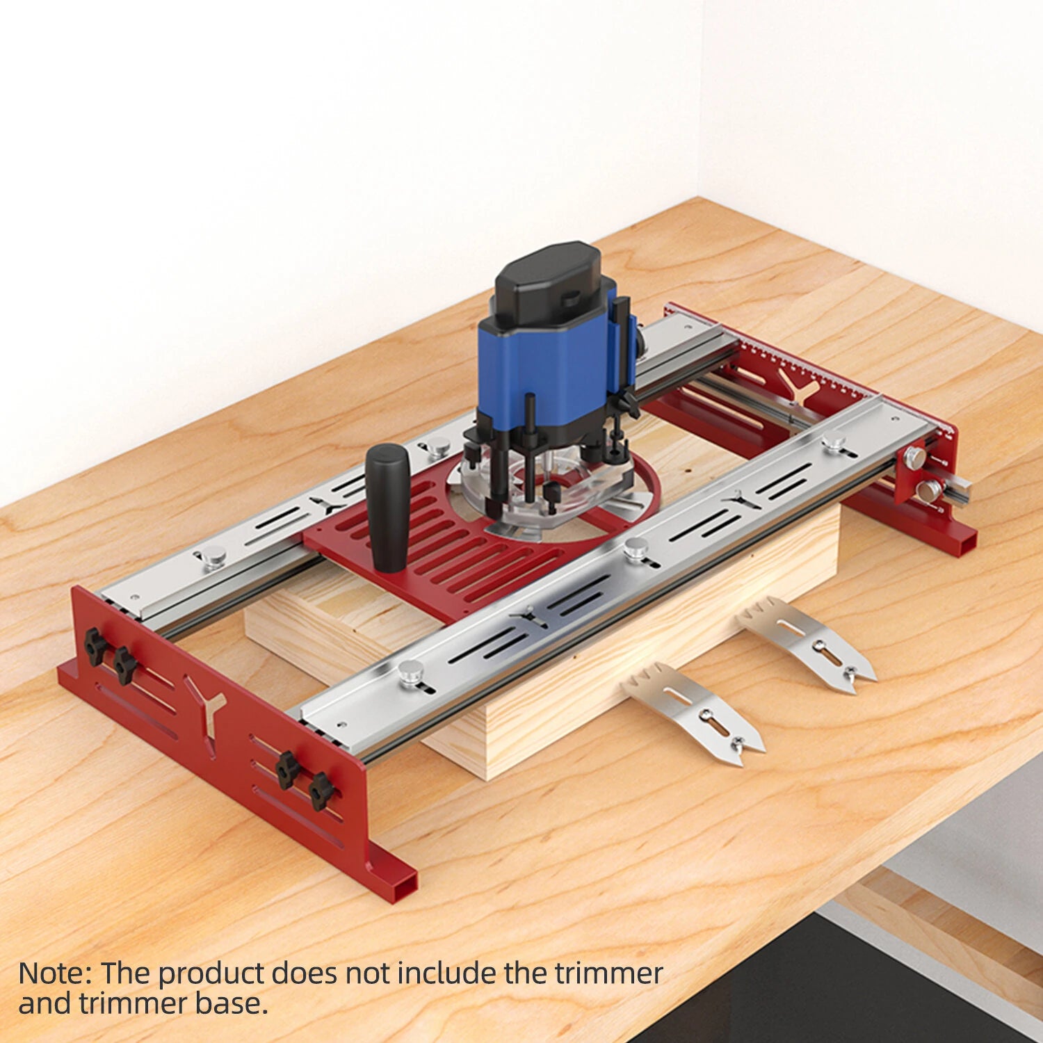 ENJOYWOOD Rout-N-Plane Bench Top Board Mill Capacity Router Sled For Flattening & Surfacing Cutting Boards Glued-Up Pane