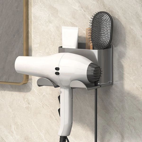 1 hair dryer bracket wall mounted straightener hair dryer bathroom manager bracket bathroom manager 240905