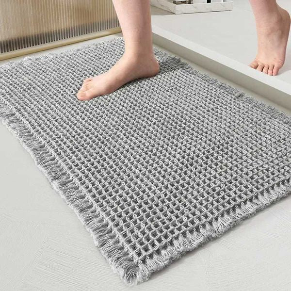 Bathro Absorbent Carpet Non-Slip Bath Mat Soft hine-Washable Doormat for Toilet Absorbent Rug Beside Bathtub Wash Basin Mat Z250115