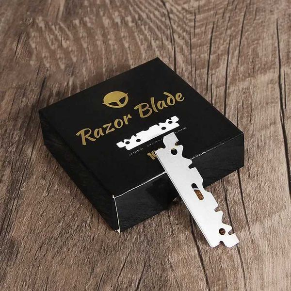 Single sided shaver blade stainless steel shaver blade mens shaver manual shaver blade shaver toolW241211