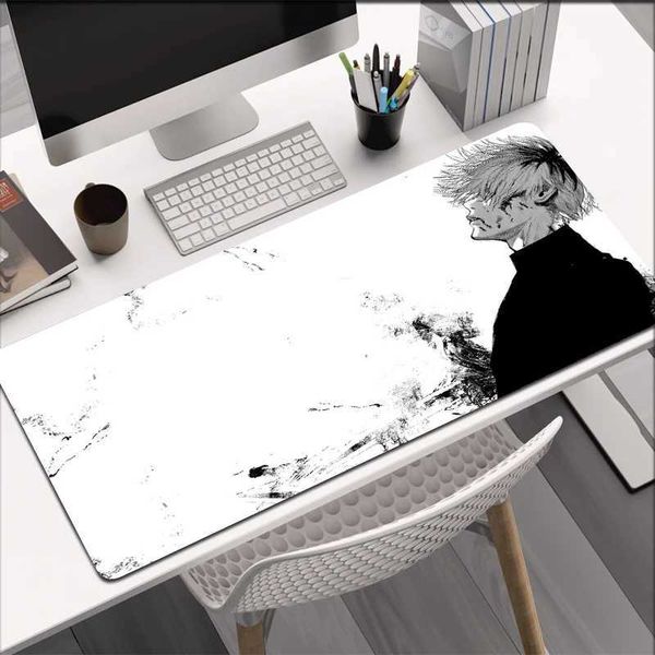Gaming Accessories Mouse Pad Tokyo Ghoul Mousepad Anime Cartoon Large Mouse Mat Big Mause Pad Keyboard Computer Gamer Desk Mat Y240821