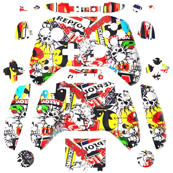 Data Frog Replacement Full Repair Shell For Xbox One Controller Case With Buttons Mod Kit Matte Custom Housing For Xbox One Slim