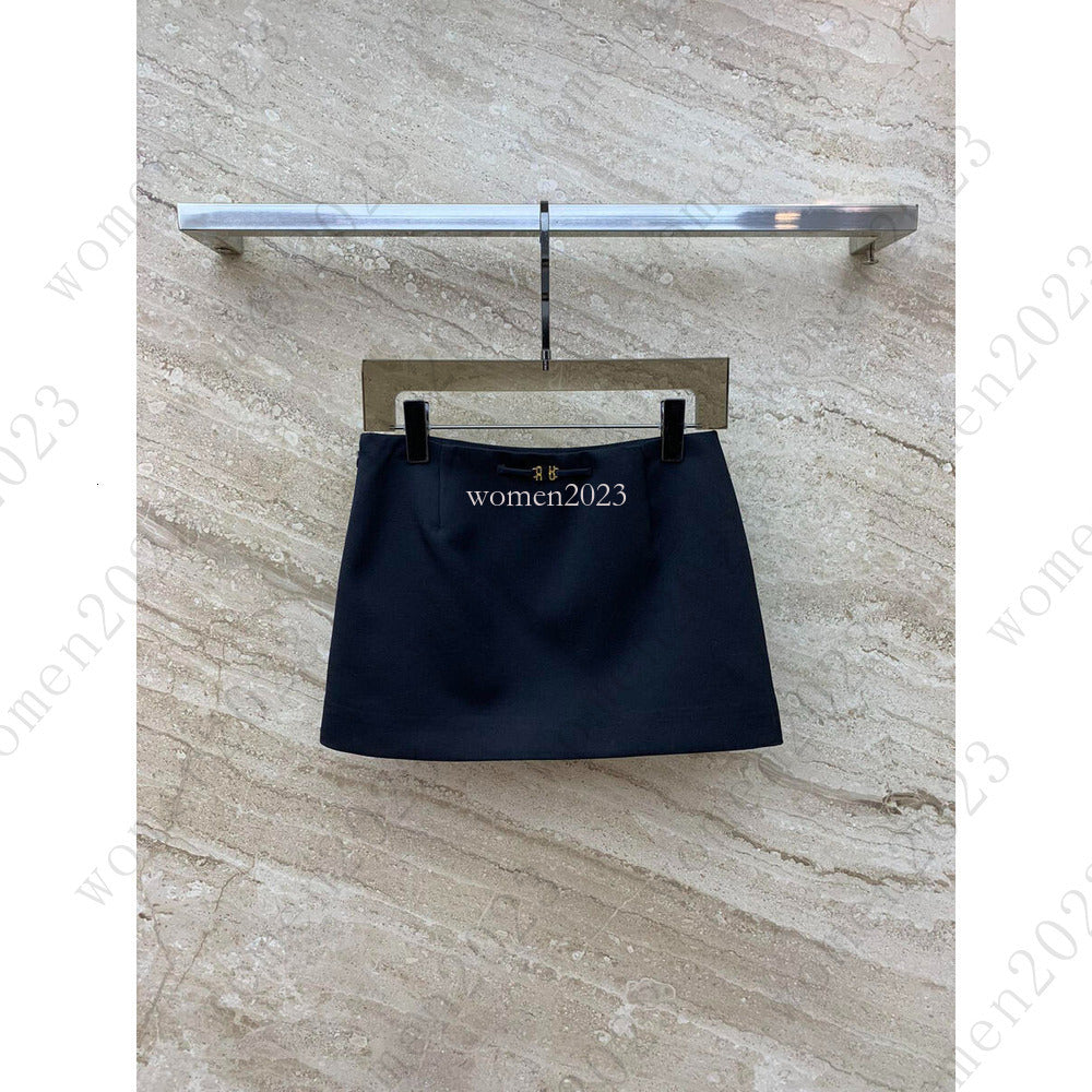 women designer skirt brand womens dress fashion metal logo shorts skirts casual vacation dress overskirt Mar 15