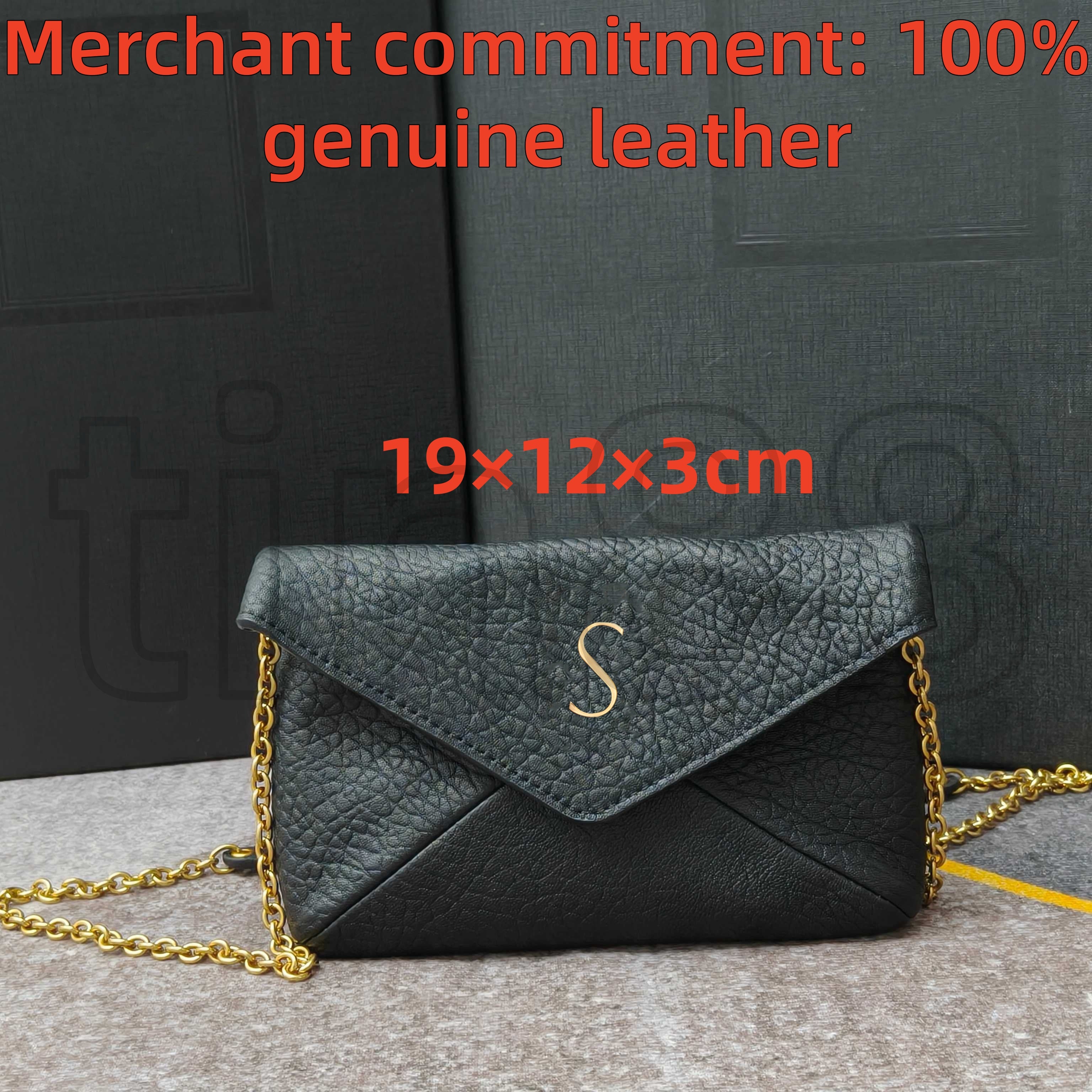 Luxury Designer bags Womens leather envelope bag LE CASSANDRES cosmeticmirror quality bag shoulder or as a handbag chain Shoulder