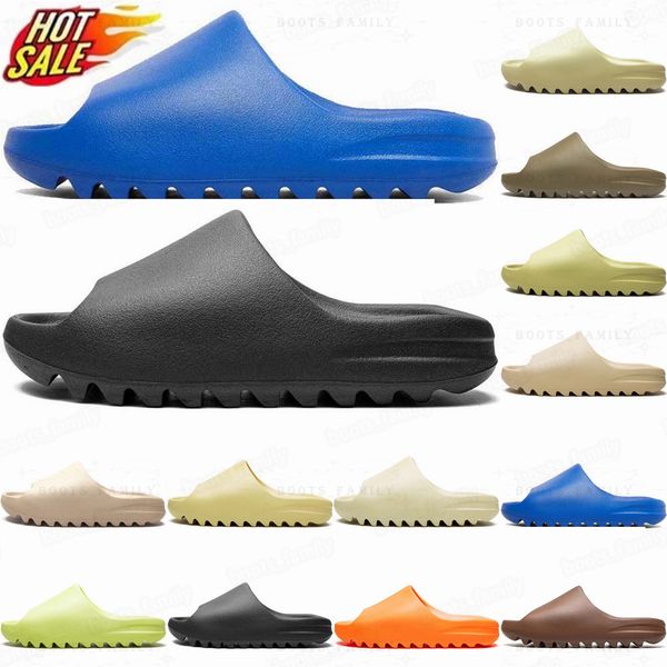 designer Slide Onyx slippers Glow Green slides Slate Grey Marine Bone Salt Azure Flax Ochre Resin Soot Pure Granite Womens mens slipper