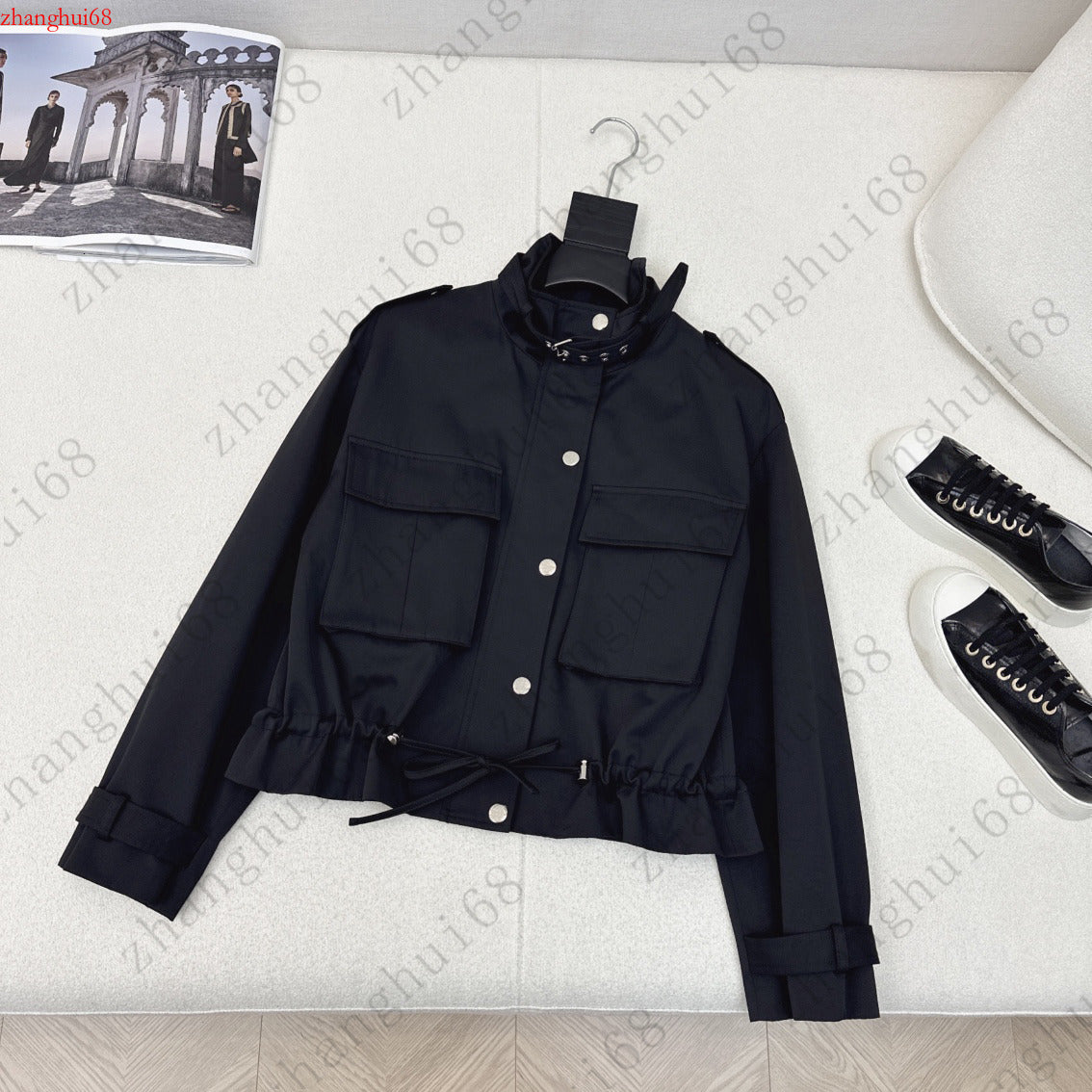 Women&#039;s Jacket Designer Women&#039;s Coat Hooded Outerwear Women&#039;s Jacket Fashion Loose Long Sleeve Women&#039;s Slimming Autumn Coat