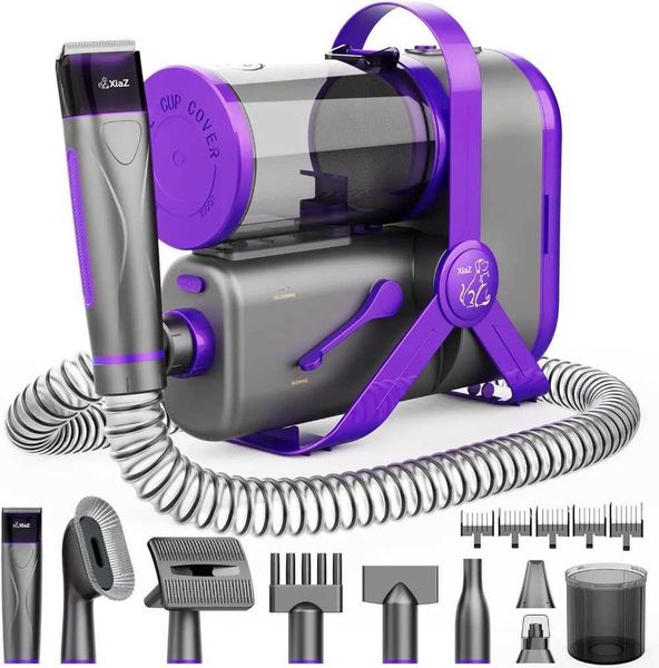 Scissors Shears Dog Beauty Vacuum Dryer with Scissor 15 Kpa Dog Beauty Kit with Nail Grinder and Paw Trimmer G240529