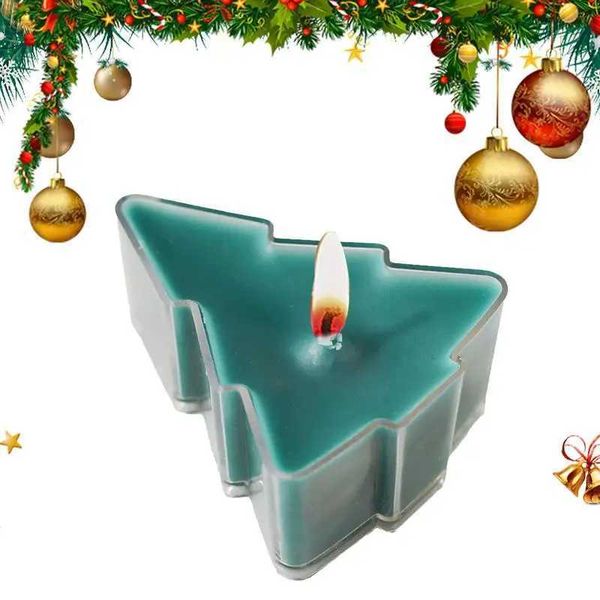 Christmas Tree Candles Small Scented Candles Small Christmas Candles Christmas Ornaments Tea Lights Candle For Winter Christmas Y250118
