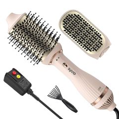 AiDot Syvio 4-in-1 Professional One Step Hair Dryer &amp; Volumizer for Styling-Pink