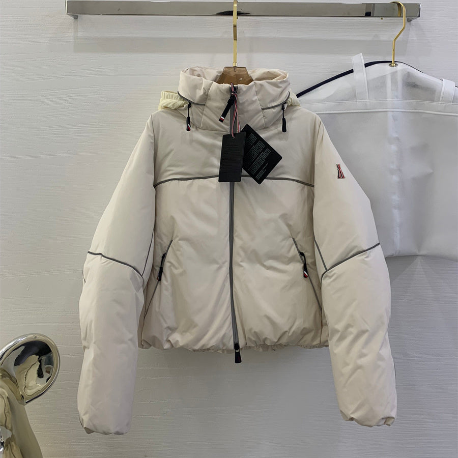 Glowing Designer Down Jackets Coats Luxury Puffer Jacket Outerwear Parkas Winter Thick Puffer Shining Windbreaker Coat With Hooded Reflective Strip